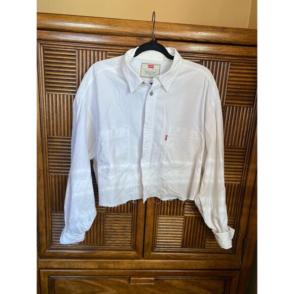 Cropped vintage Levi button up size XL - Picture 1 of 2